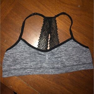 Wonder nation lace trim sports bra